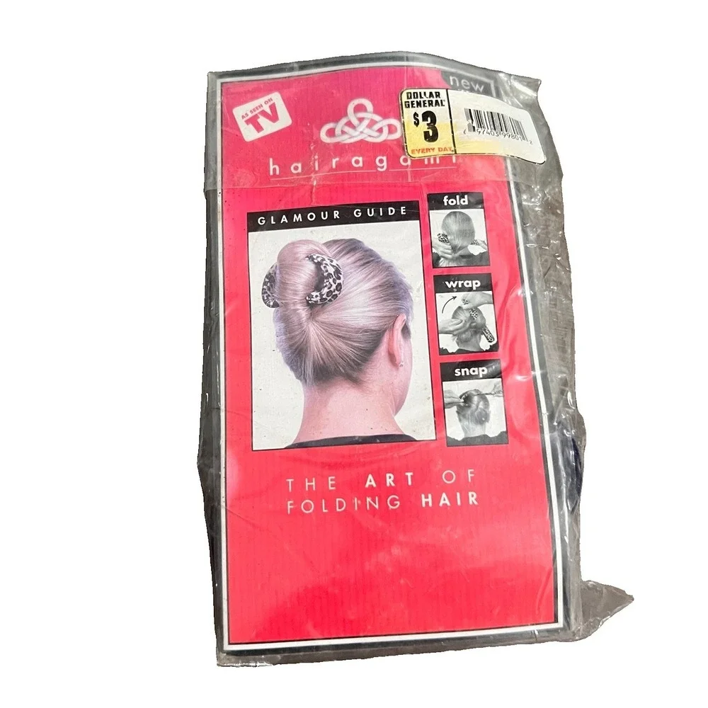 VTG Hairagami The Art of Folding Hair Kit Snap Action Scrunchie NEW Y2K Sealed